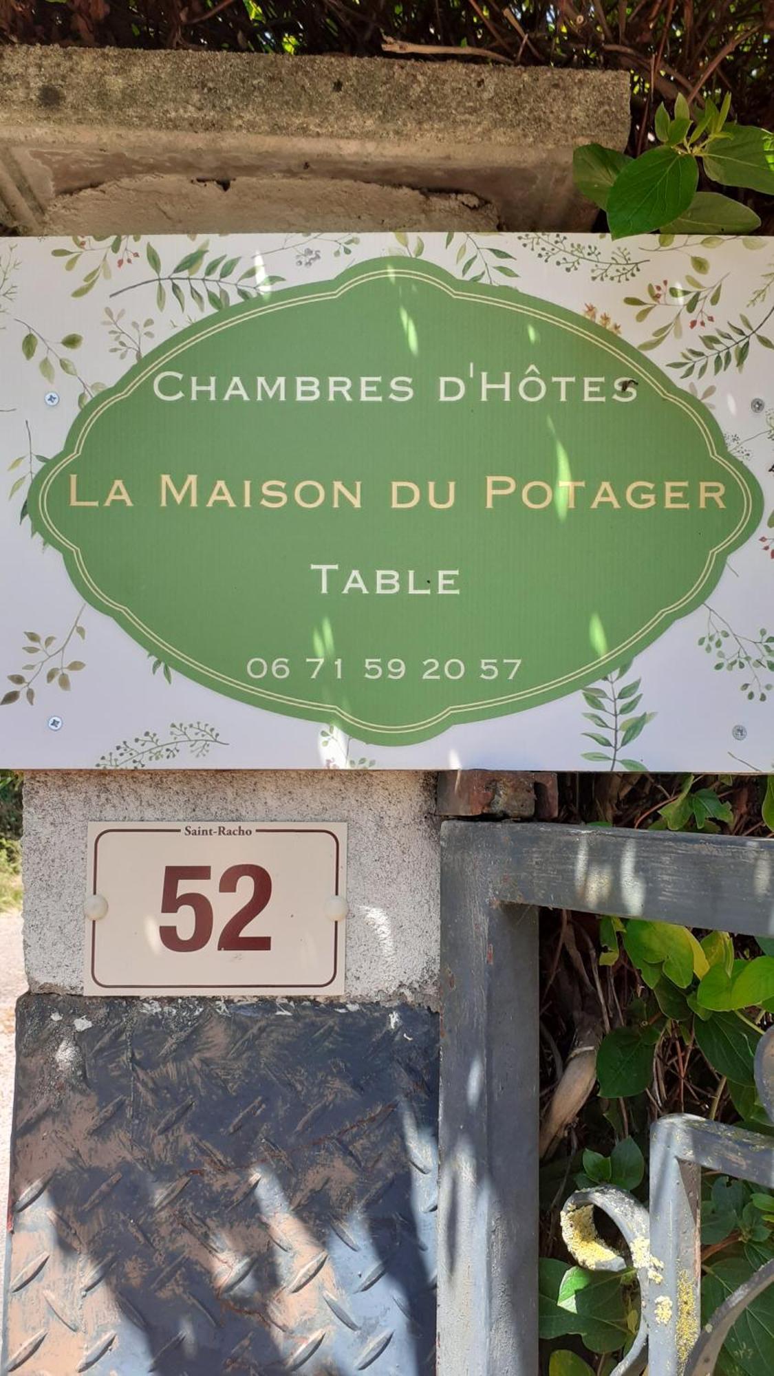 La Maison Du Potager Saint-Racho Exteriör bild